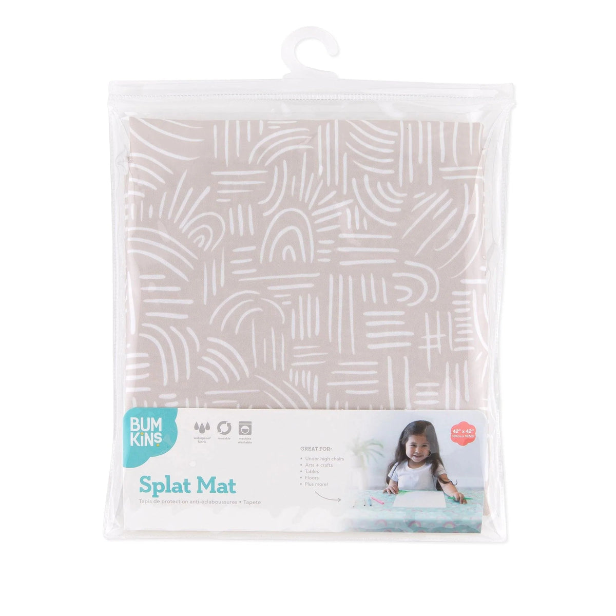 Bumkins Exclusive | Desert Boho Print Splat Mat For Tables + Under Highchairs