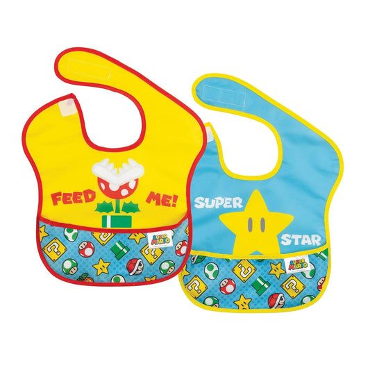 Bumkins Best Price | Nintendo SuperBib for 6 to 24 months – Super Mario 2 pk Baby
