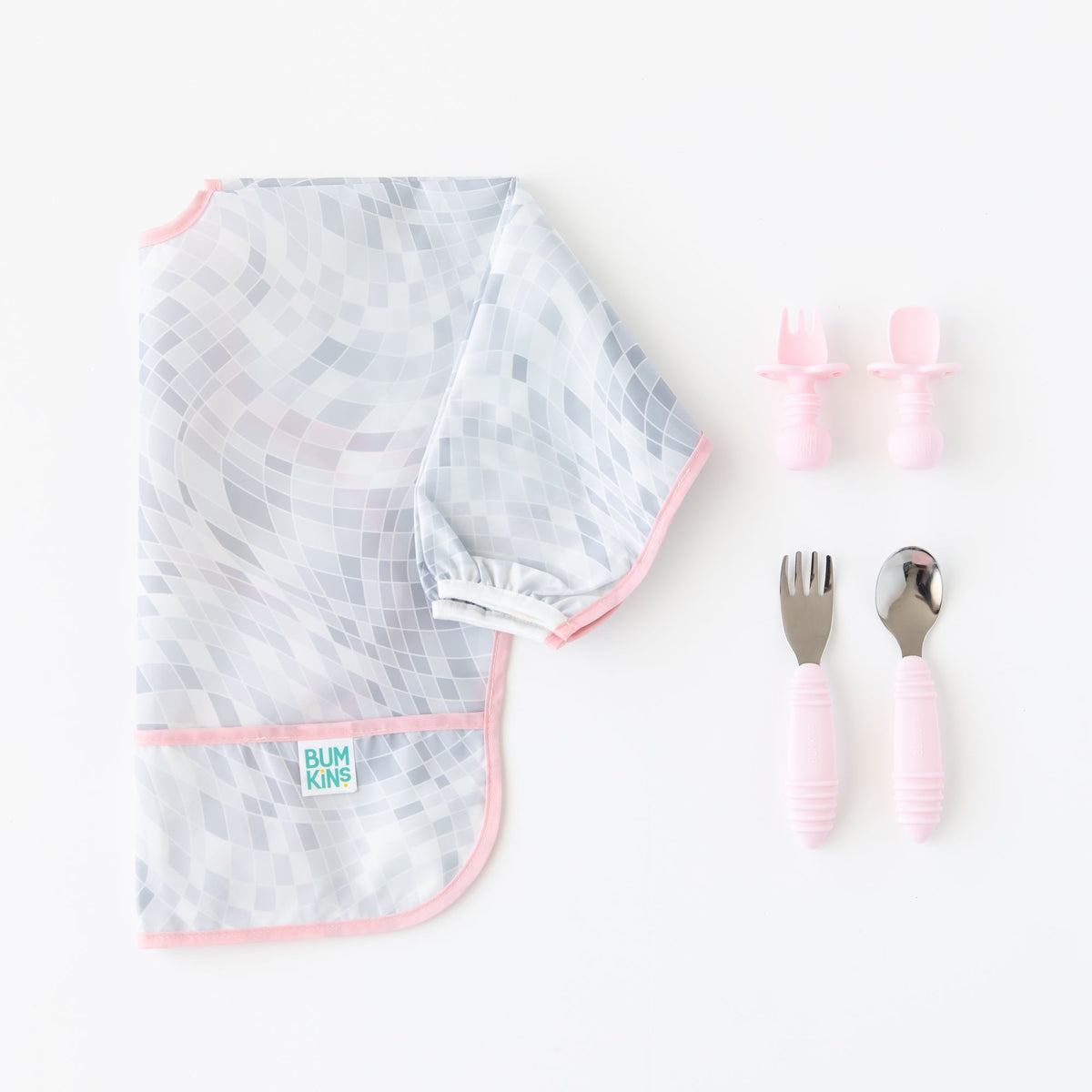 Bumkins Latest | Sleeved Bib 2 Pack: Disco Boots
