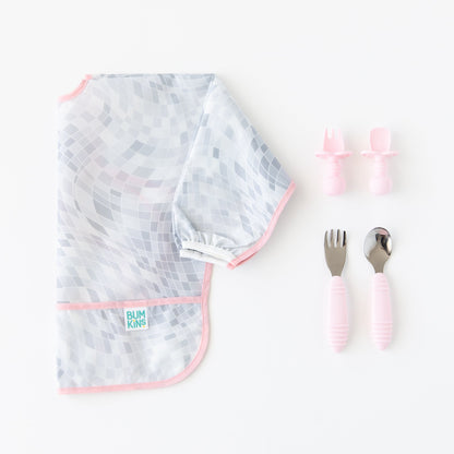Bumkins Latest | Sleeved Bib 2 Pack: Disco Boots