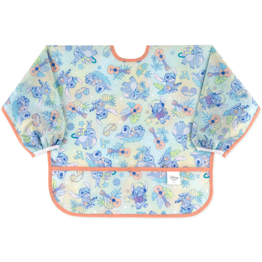 Bumkins Great Value | Sleeved Bib: Aloha Stitch