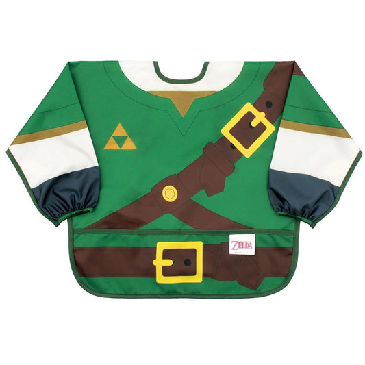 Bumkins Essential | Zelda Sleeved Bib for Baby & Toddler 6 to 24 months – Nintendo Baby
