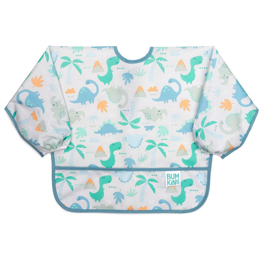 Bumkins Essential | Sleeved Bib for Baby & Toddler 6 to 24 months – Dinosaurs Baby