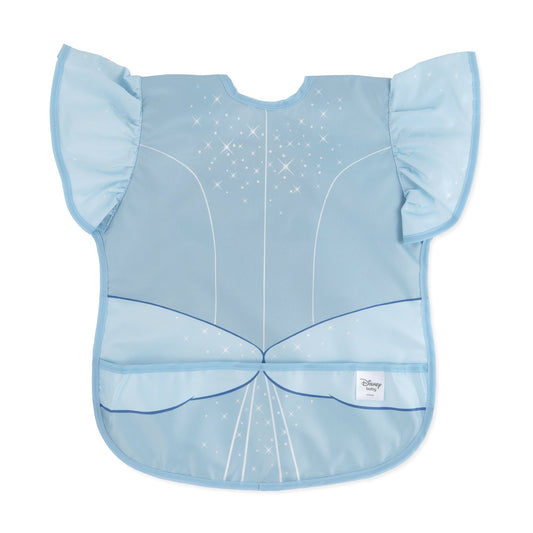 Bumkins Smart Buy | Disney Princess Cinderella Ruffle Apron Bib, Waterproof