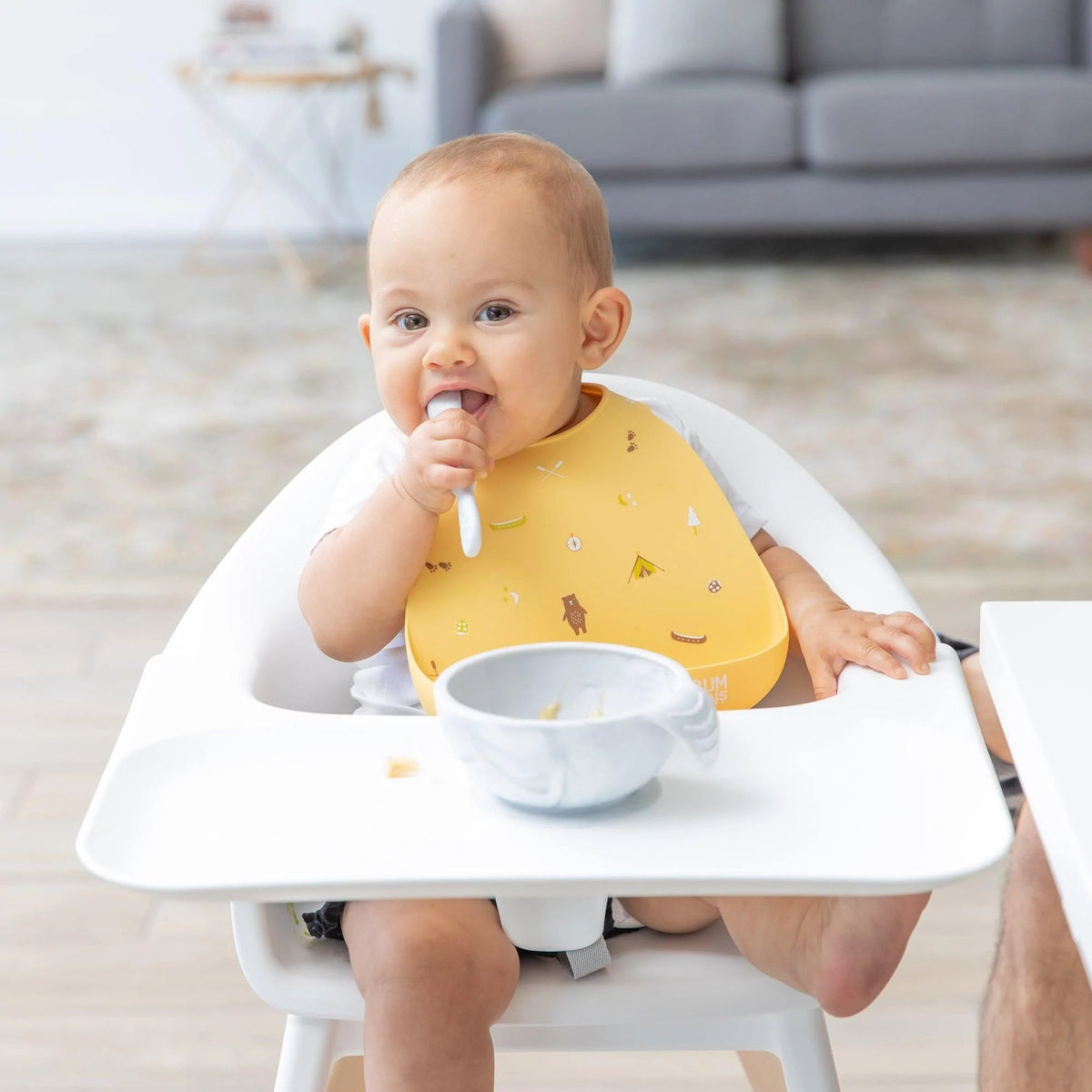 Bumkins Value | Cute Camp Gear Silicone Baby Feeding Bibs 6-24 Months