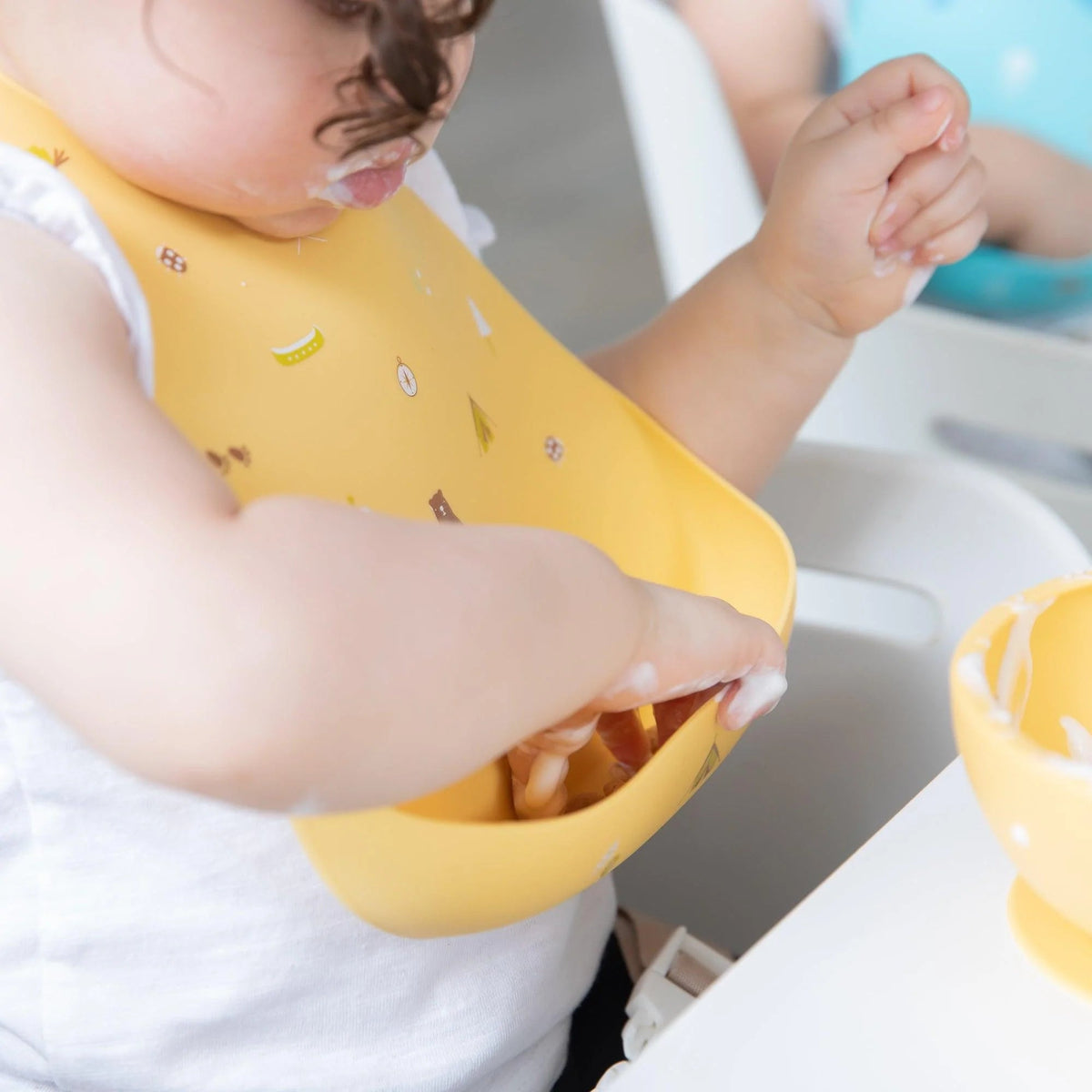 Bumkins Value | Cute Camp Gear Silicone Baby Feeding Bibs 6-24 Months