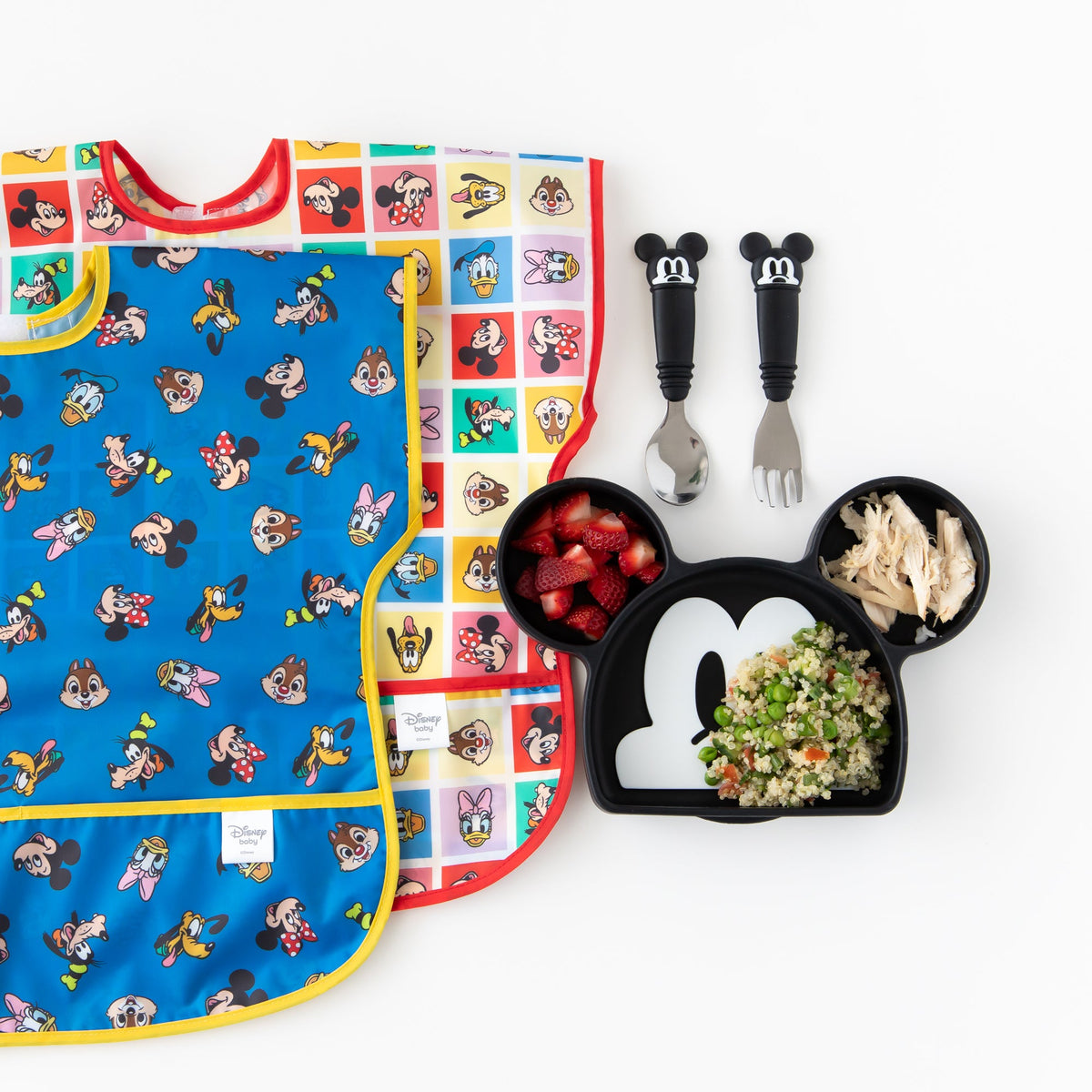 Bumkins Value | Junior Bib 2 Pack: Mickey & Friends MVP