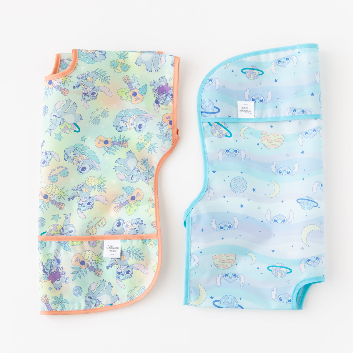 Bumkins Discount | Junior Bib 2 Pack: Stitch Star-ring Up Trouble