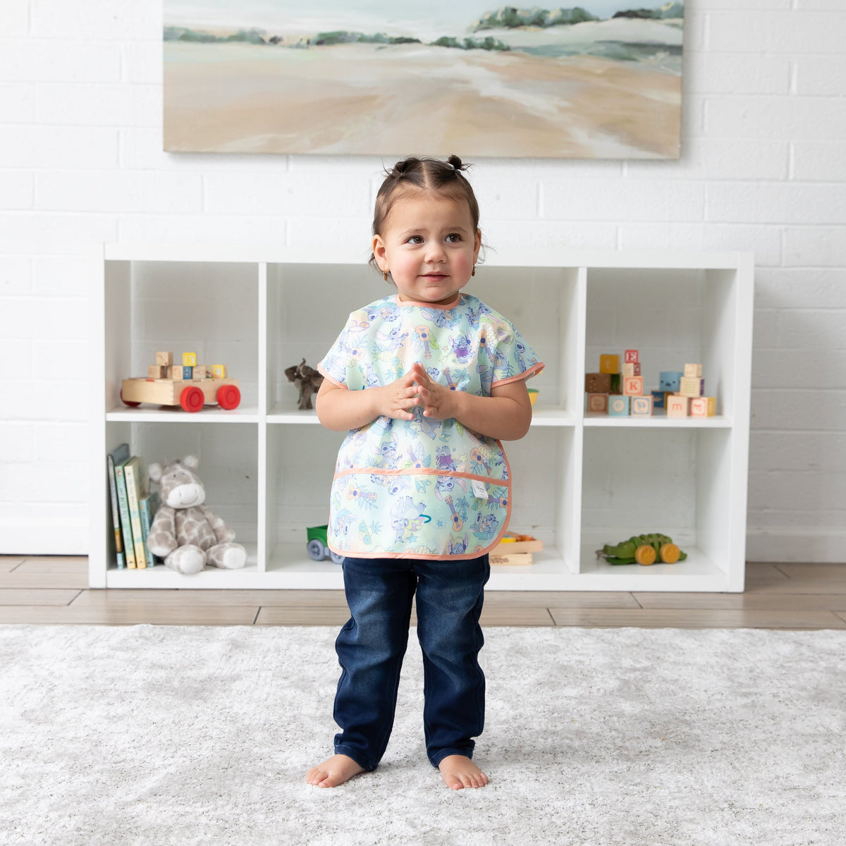 Bumkins Discount | Junior Bib 2 Pack: Stitch Star-ring Up Trouble