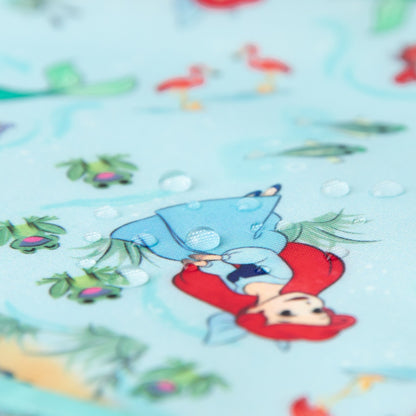 Bumkins Premium | Disney Princess Ariel Short-Sleeved Toddler Bib | 1-3 Yrs