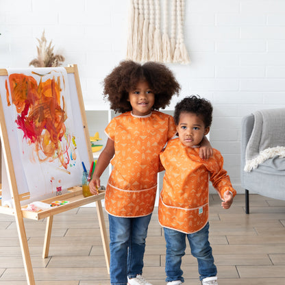 Bumkins Premium | Grounded Long-Sleeved Boho Art Smock, Waterproof Fabric