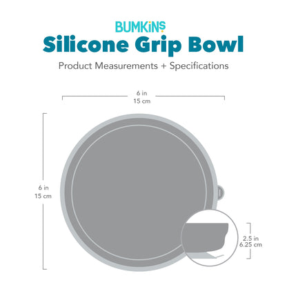 Bumkins Best Price | Silicone Stay-Put Suction Cup Bowls For Growing Toddlers