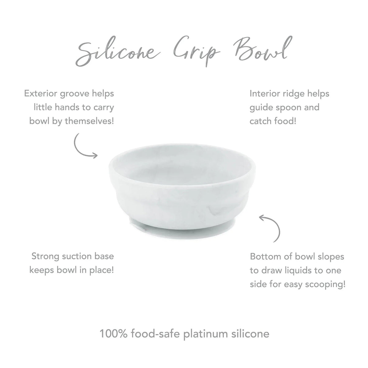 Bumkins Best Price | Silicone Stay-Put Suction Cup Bowls For Growing Toddlers