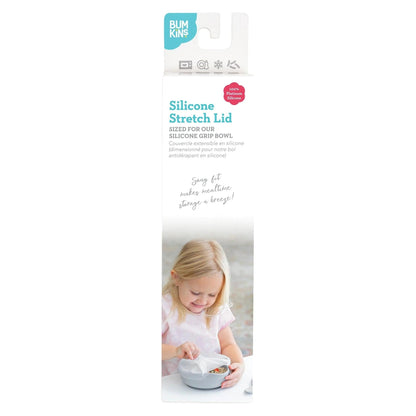 Bumkins Everyday | BPA-Free Silicone Reusable Stretch Lids For Toddler Bowls
