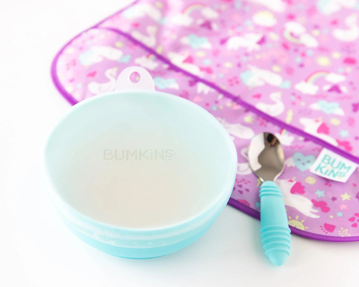 Bumkins Everyday | BPA-Free Silicone Reusable Stretch Lids For Toddler Bowls