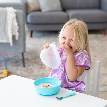 Bumkins Everyday | BPA-Free Silicone Reusable Stretch Lids For Toddler Bowls