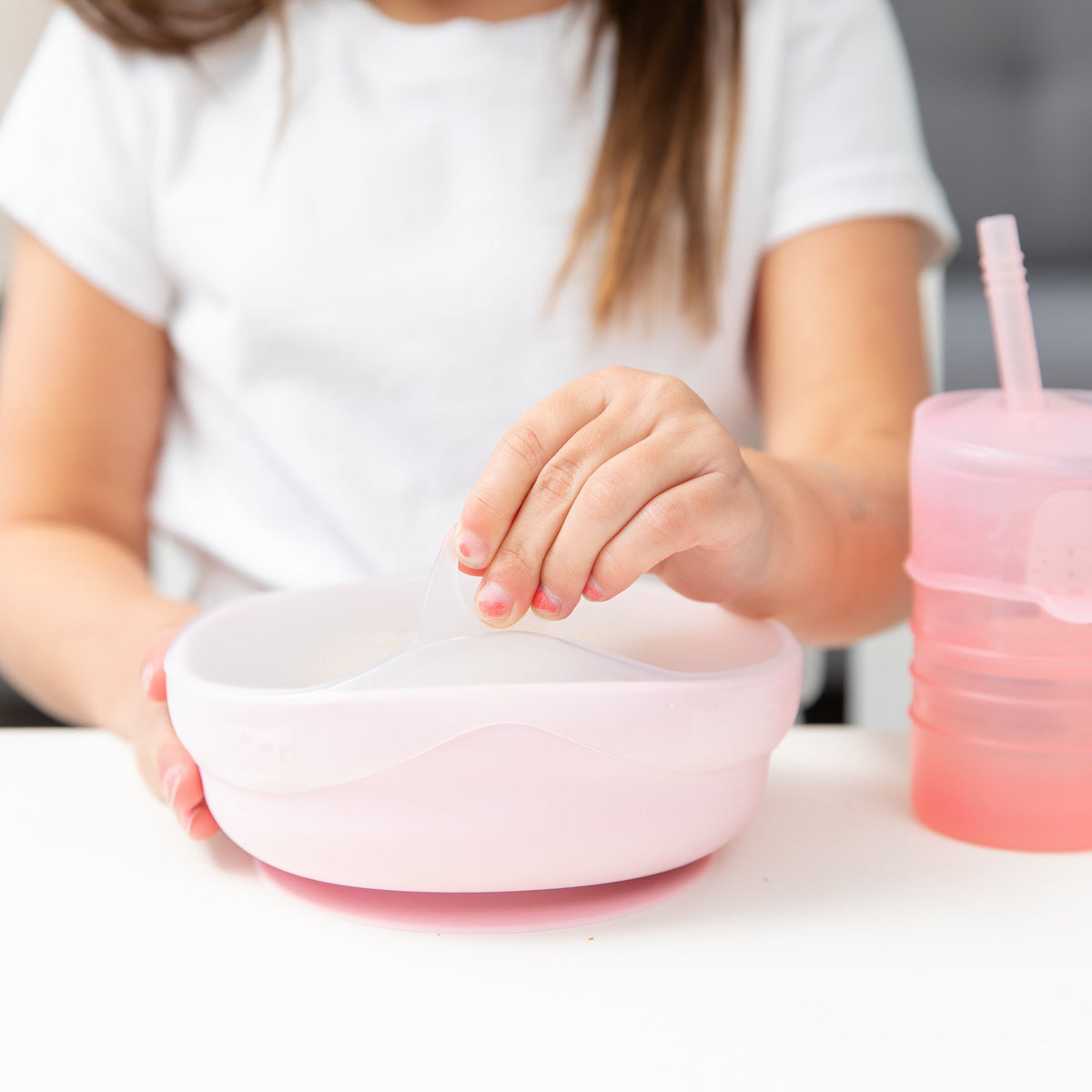 Bumkins Everyday | BPA-Free Silicone Reusable Stretch Lids For Toddler Bowls