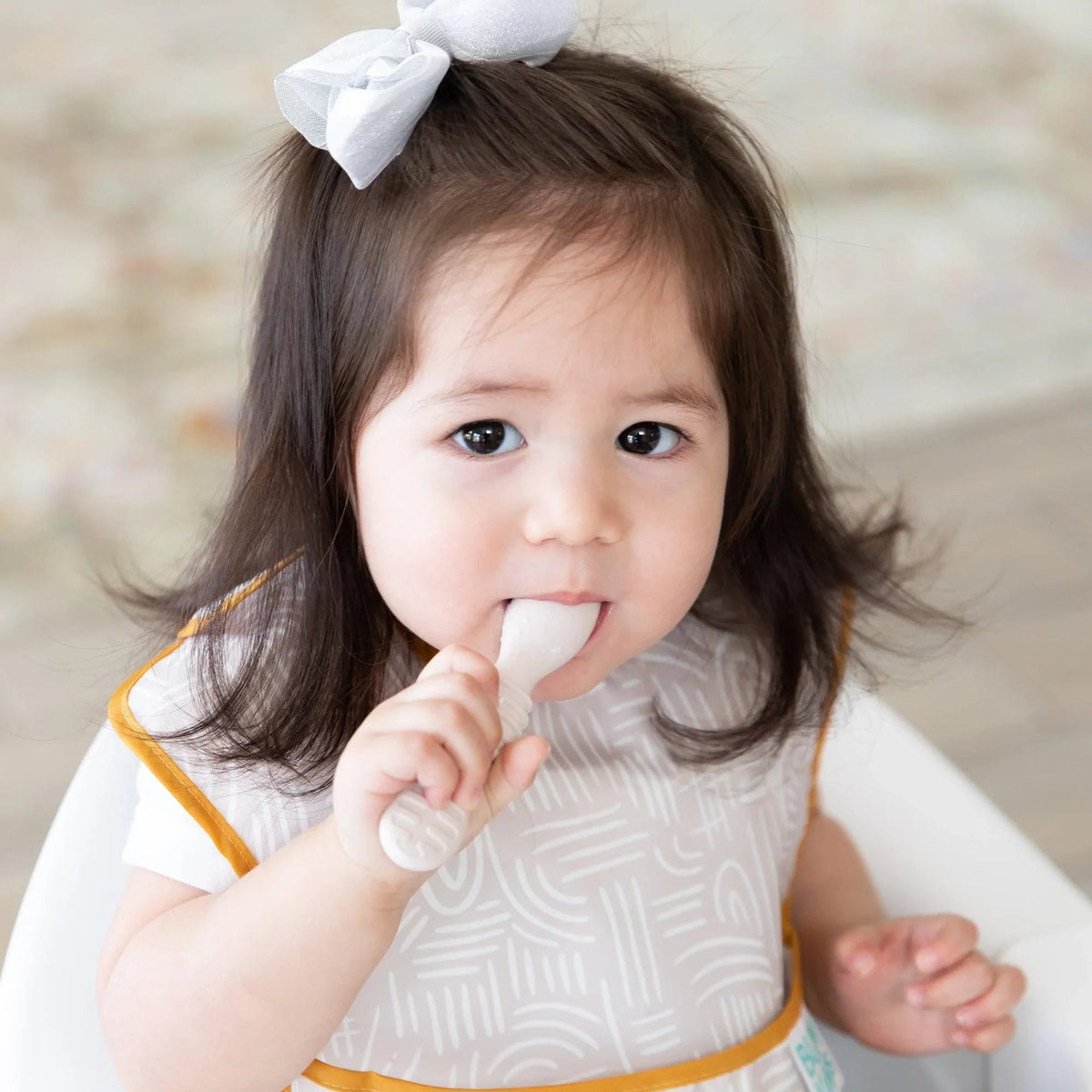 Bumkins Everyday | BPA-Free Silicone Baby Feeding Set with Bowl, Spoon & Lid
