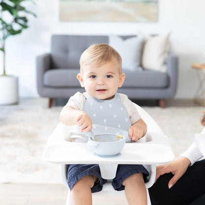 Bumkins Value | Silicone Suction First Feeding Set, Baby Bowl, Spoon and Lid Baby