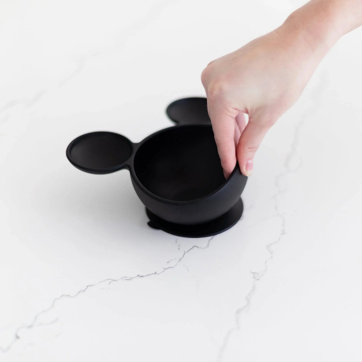 Bumkins Trending | Classic Black Disney Silicone First Feeding Set For Baby