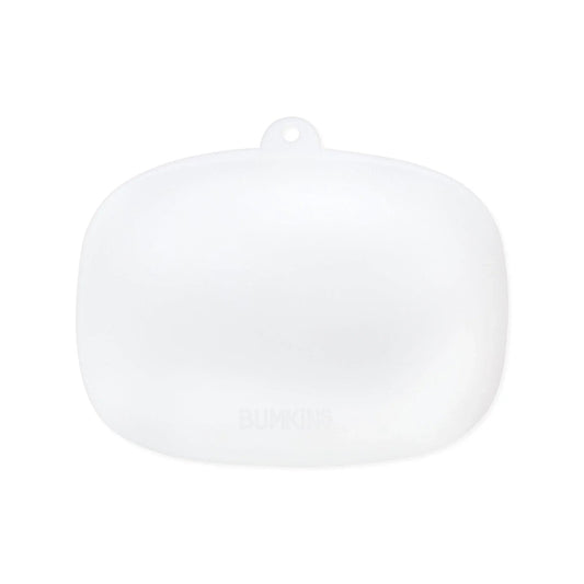 Bumkins Essential | Clear Silicone Stretch Lids for Divided Toddler Plates