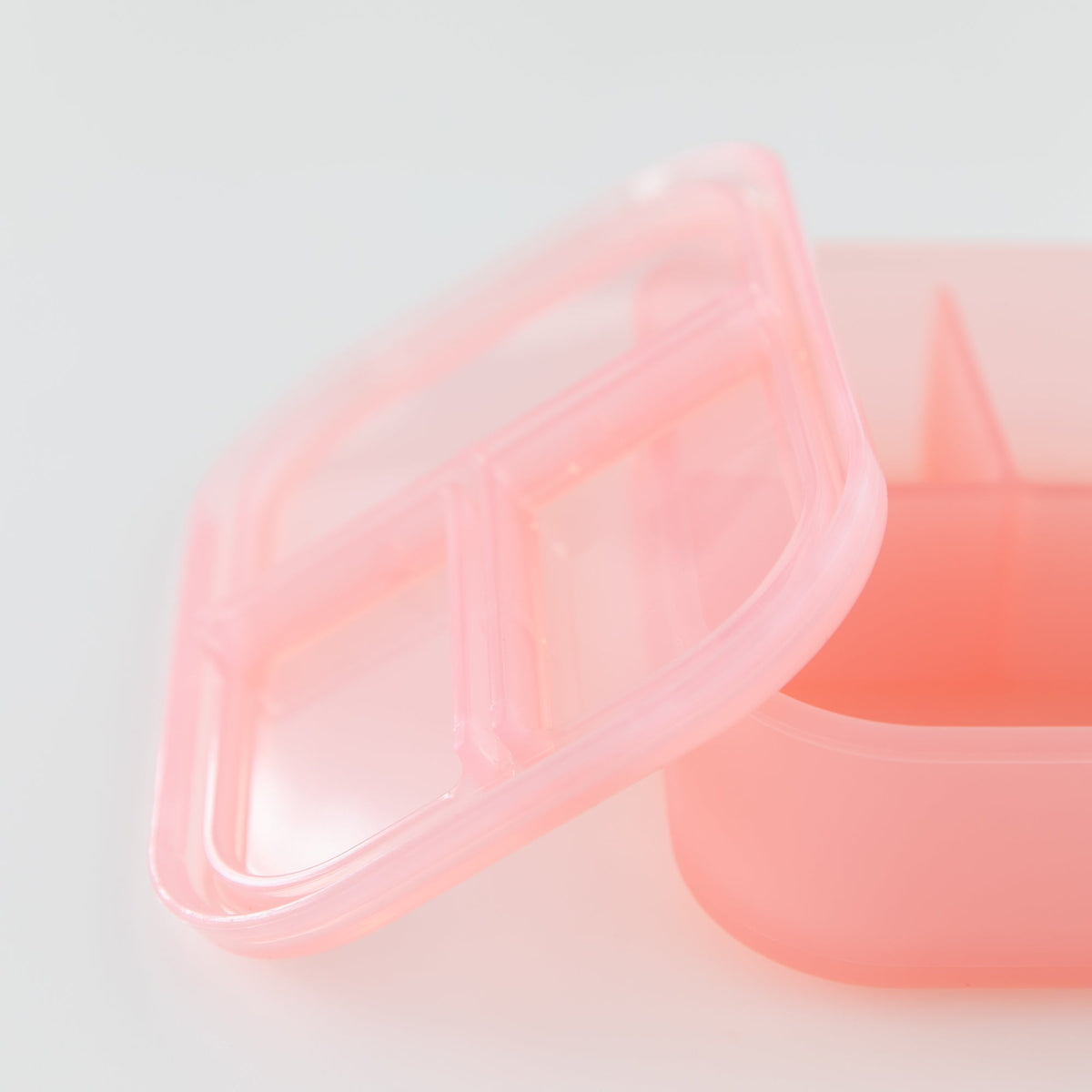 Bumkins Sale | Pink Jelly Silicone Bento Box for Food Storage and Meal Prep