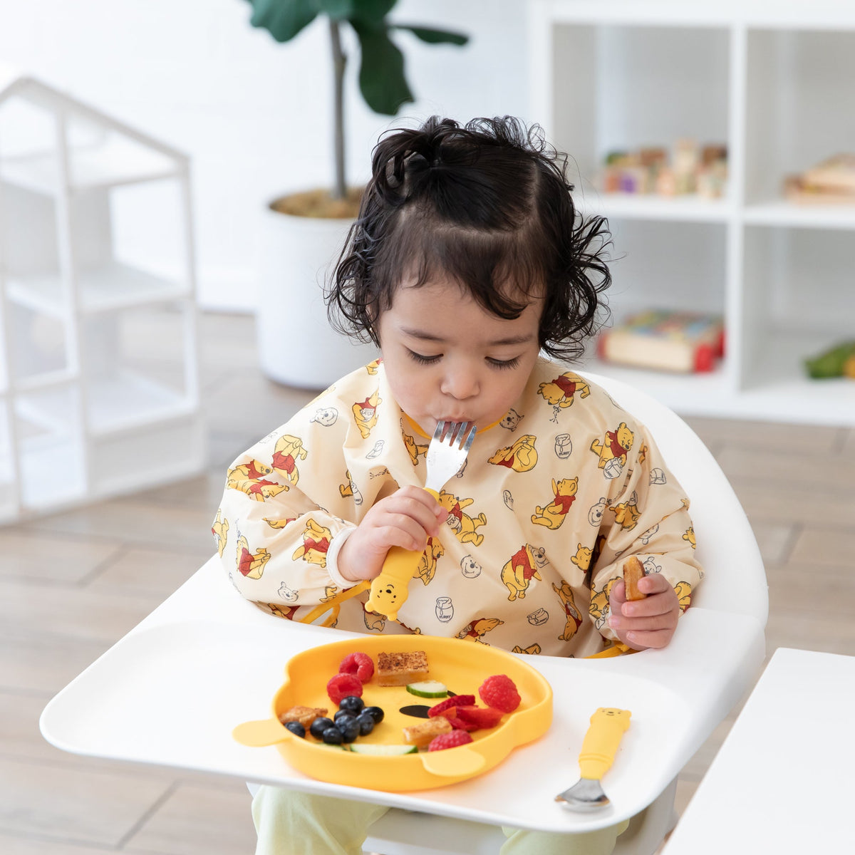 Bumkins Special Offer | Disney Winnie the Pooh Spoon and Fork Set for Babies