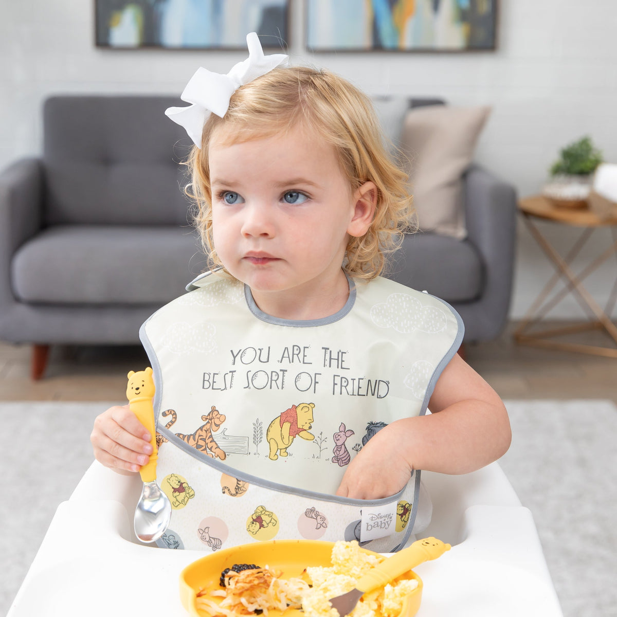 Bumkins Special Offer | Disney Winnie the Pooh Spoon and Fork Set for Babies