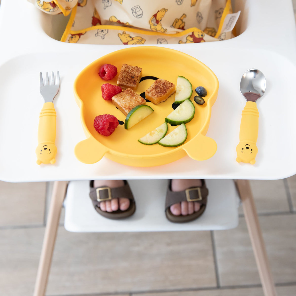 Bumkins Special Offer | Disney Winnie the Pooh Spoon and Fork Set for Babies