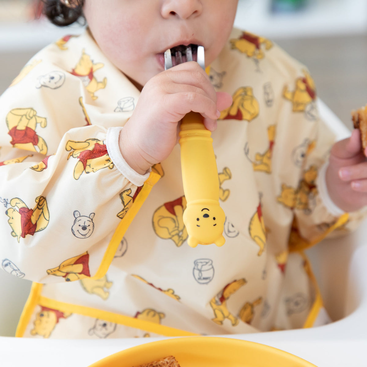 Bumkins Special Offer | Disney Winnie the Pooh Spoon and Fork Set for Babies