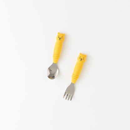 Bumkins Special Offer | Disney Winnie the Pooh Spoon and Fork Set for Babies