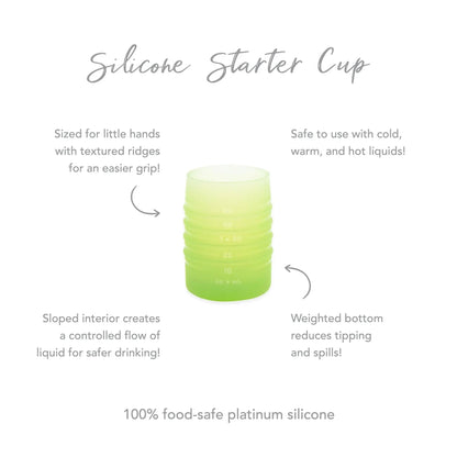 Bumkins New | Silicone Training Cup For Baby Transitioning To Regular Cups
