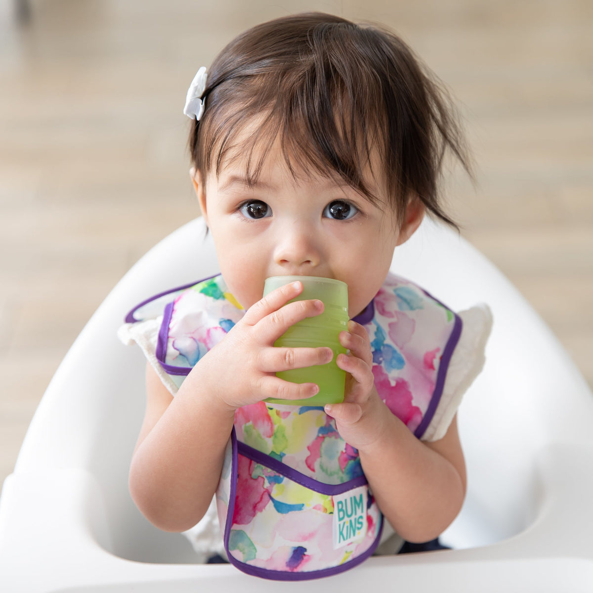 Bumkins New | Silicone Training Cup For Baby Transitioning To Regular Cups