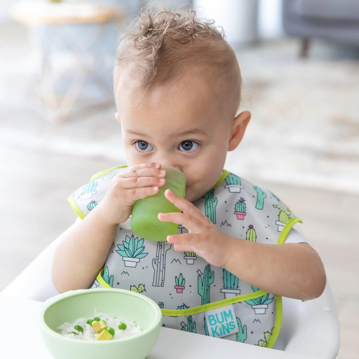 Bumkins New | Silicone Training Cup For Baby Transitioning To Regular Cups