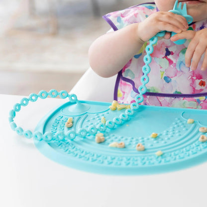 Bumkins Best Seller | Silicone Tether Set | Utensil + Toy Catcher for High Chairs