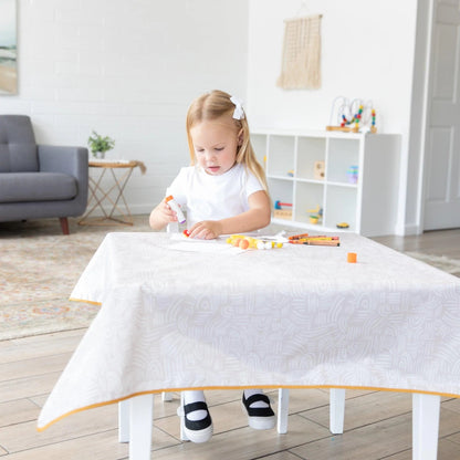 Bumkins Exclusive | Desert Boho Print Splat Mat For Tables + Under Highchairs