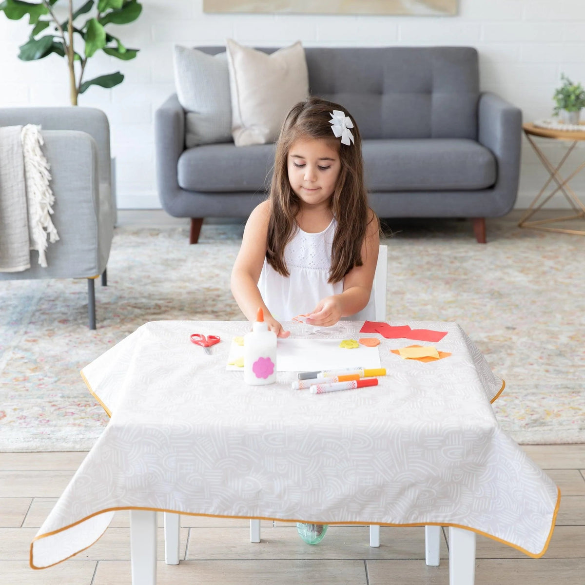 Bumkins Exclusive | Desert Boho Print Splat Mat For Tables + Under Highchairs