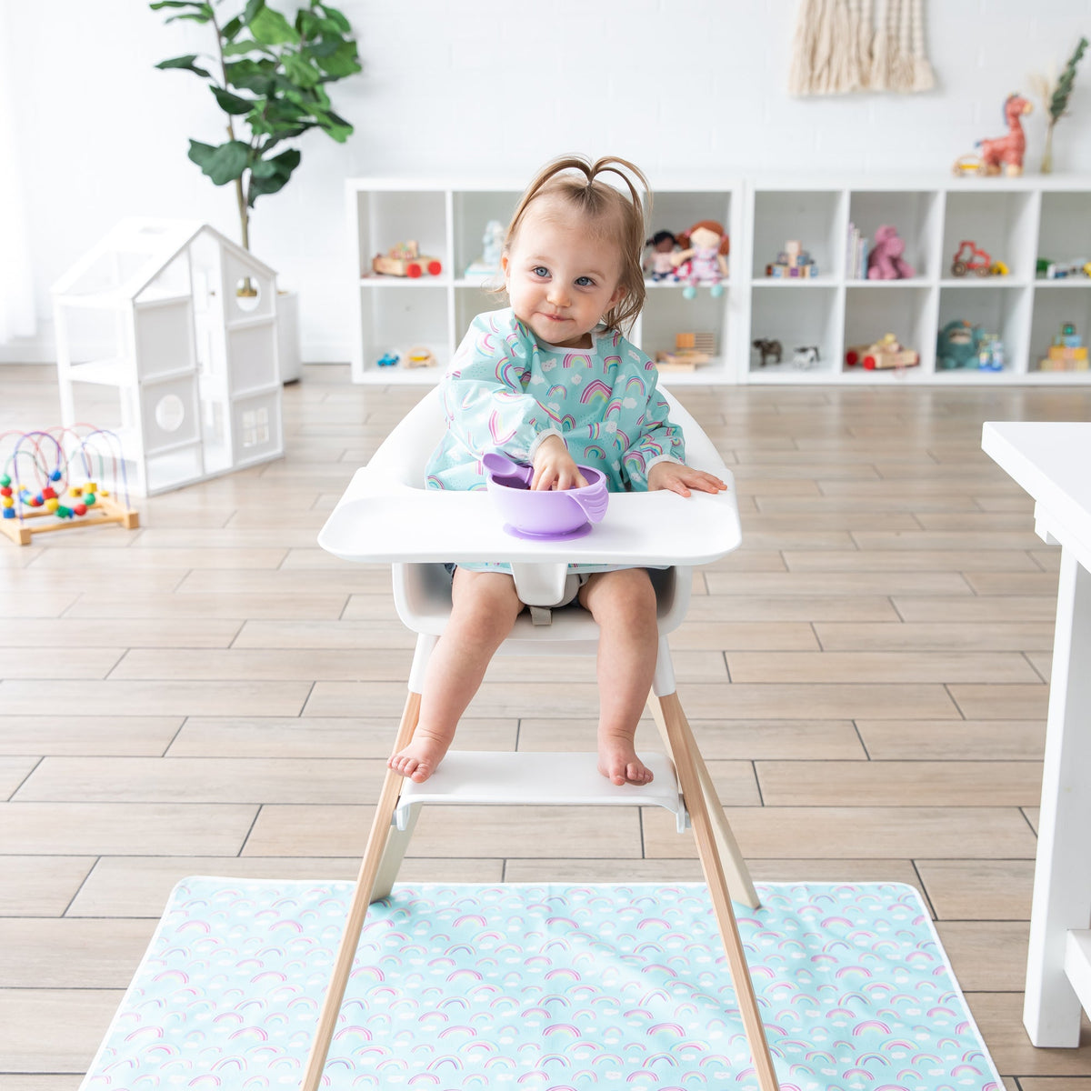 Bumkins Top Pick | Washer-Friendly Activity Play Mat & Spill Catcher