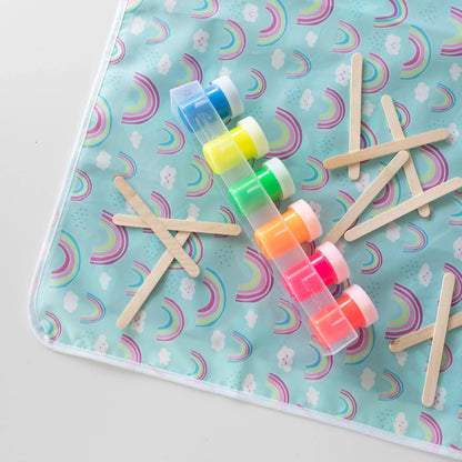 Bumkins Top Pick | Washer-Friendly Activity Play Mat & Spill Catcher