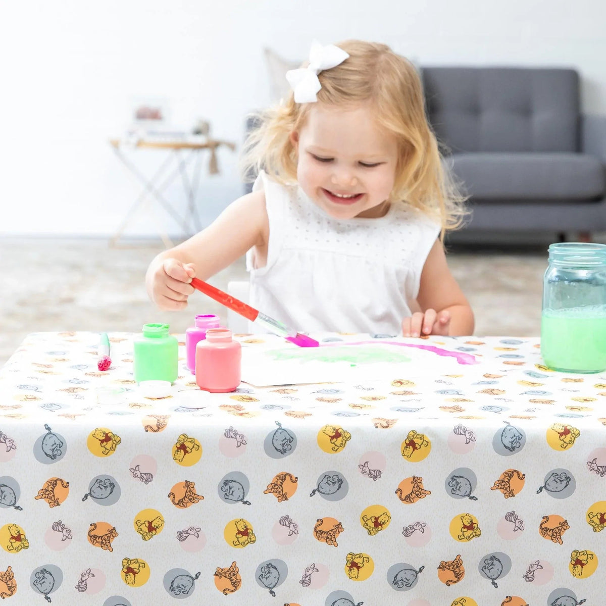 Bumkins Best Seller | Winnie and Friends Splats Mats For Floors & Tables