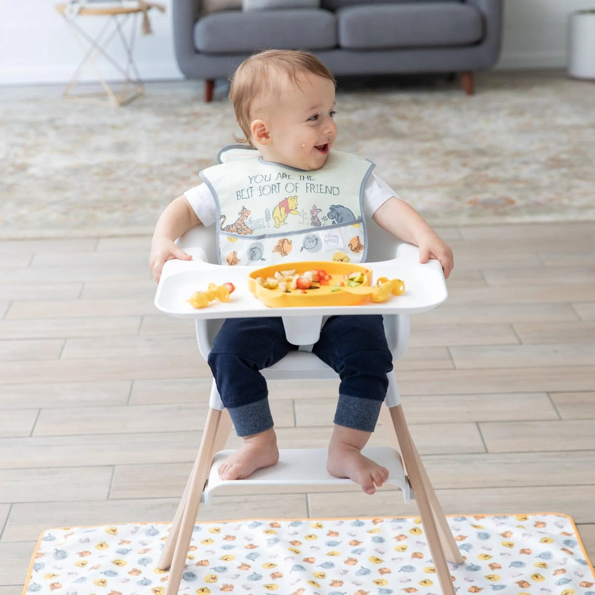 Bumkins Best Seller | Winnie and Friends Splats Mats For Floors & Tables