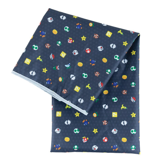 Bumkins Value | Super Mario Craft & High Chair Mat For Messy Meals & Fun