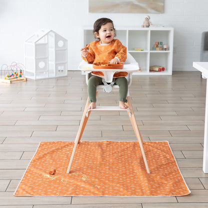 Bumkins Featured | Grounded Boho Reusable Splat Mat for Tables + Under Highchairs