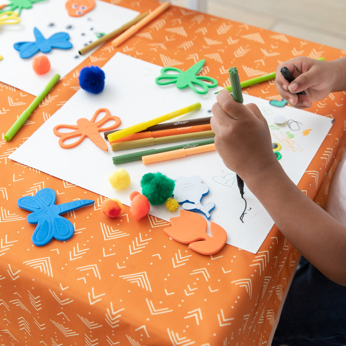 Bumkins Featured | Grounded Boho Reusable Splat Mat for Tables + Under Highchairs