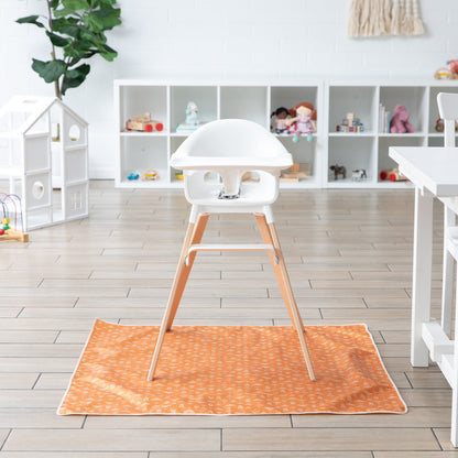 Bumkins Featured | Grounded Boho Reusable Splat Mat for Tables + Under Highchairs
