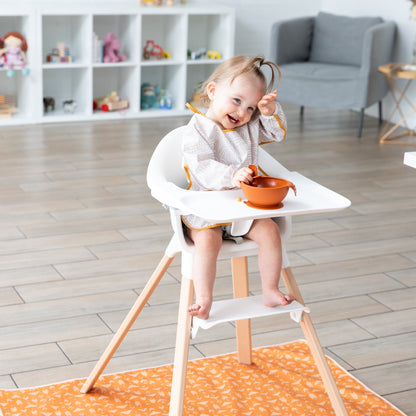 Bumkins Featured | Grounded Boho Reusable Splat Mat for Tables + Under Highchairs