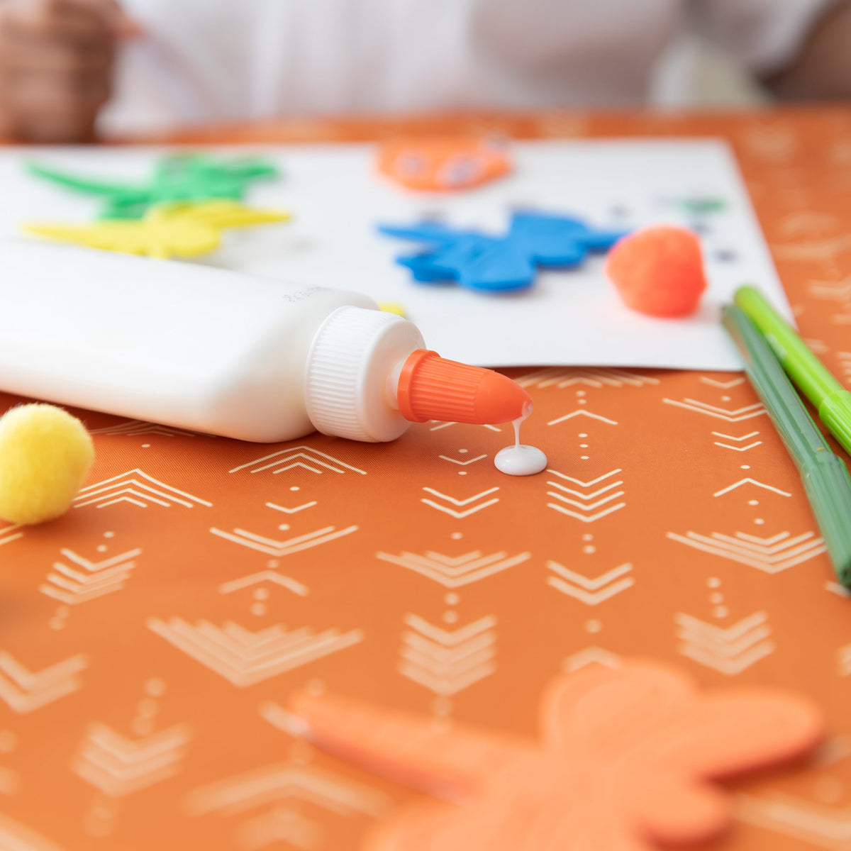 Bumkins Featured | Grounded Boho Reusable Splat Mat for Tables + Under Highchairs