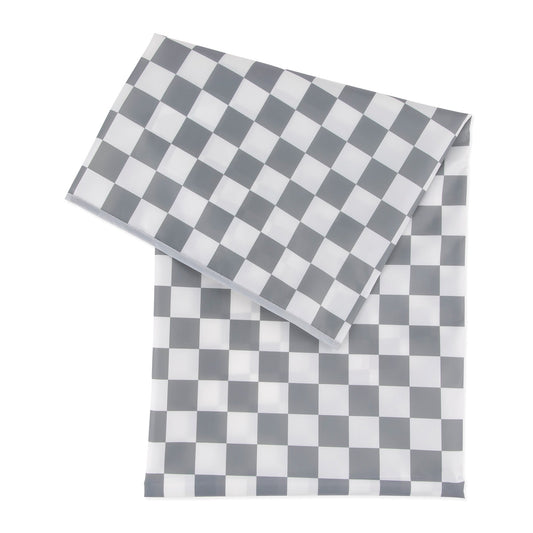 Bumkins Quality | Splat Mat: Charcoal Check