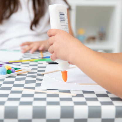 Bumkins Quality | Splat Mat: Charcoal Check