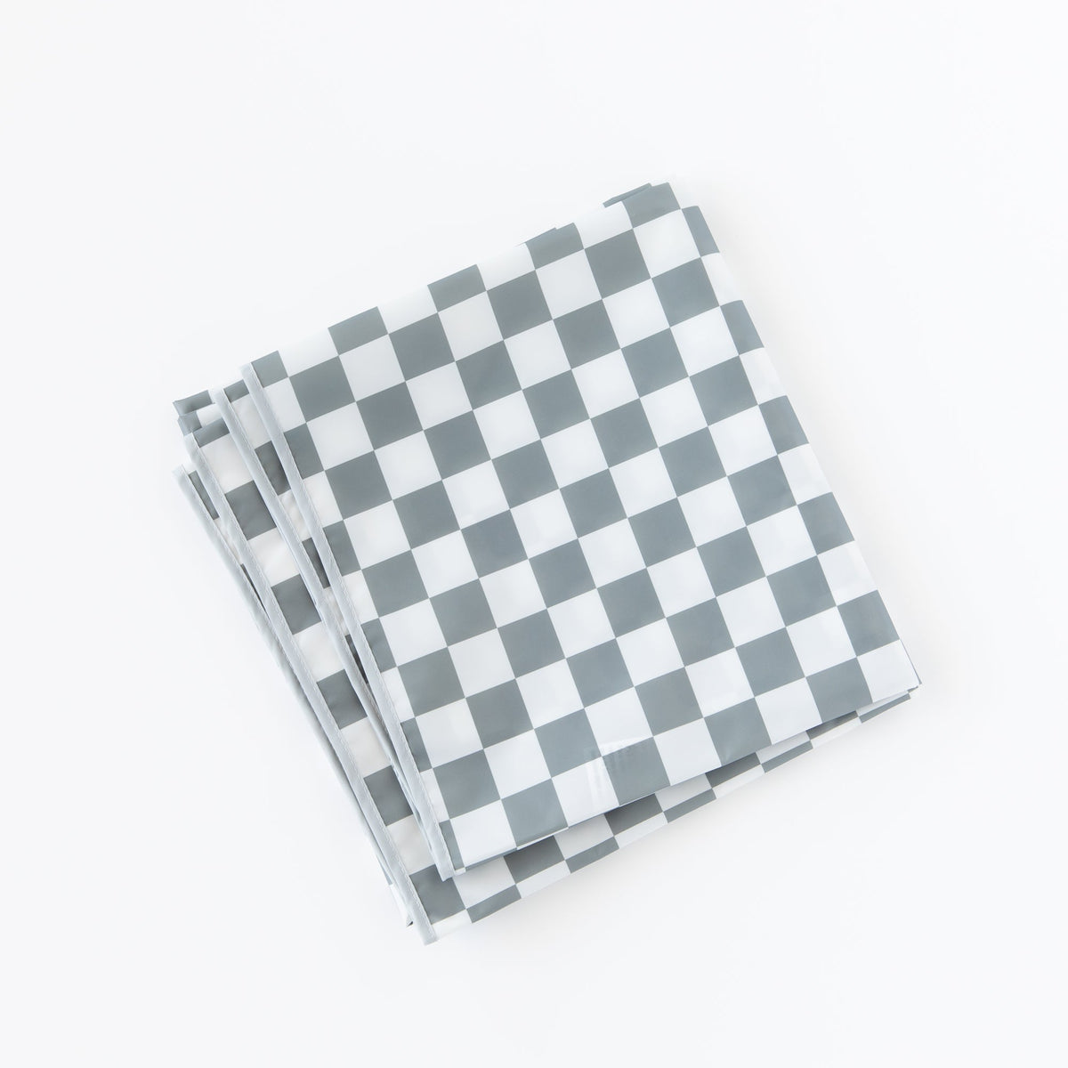 Bumkins Quality | Splat Mat: Charcoal Check
